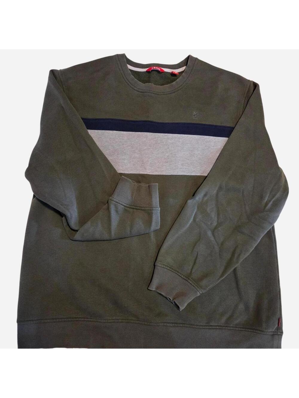 Izod Men's Green and Khaki Sweatshirt
